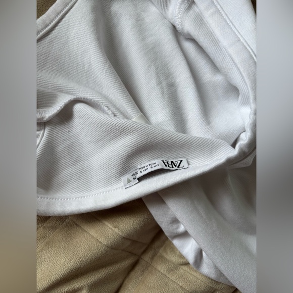 Zara White Sleeveless Maxi Dress - Picture 7 of 7